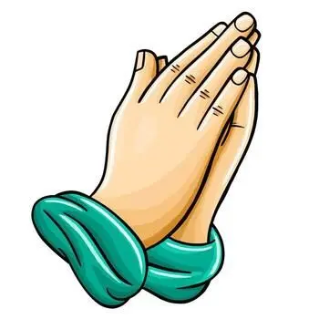 praying-hand-in-flat-cartoon-style-vector