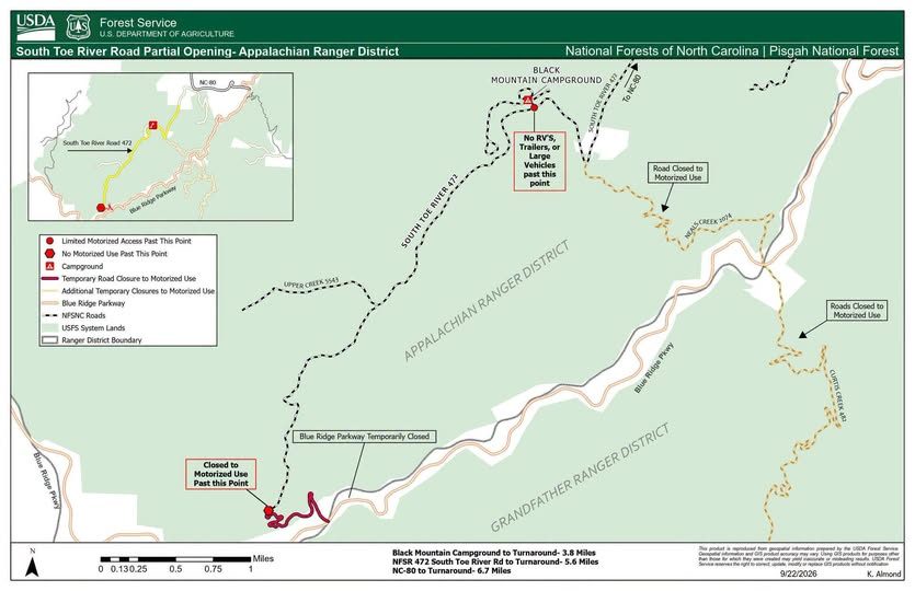Wtwoe South Toe River Road Update! | WKYK