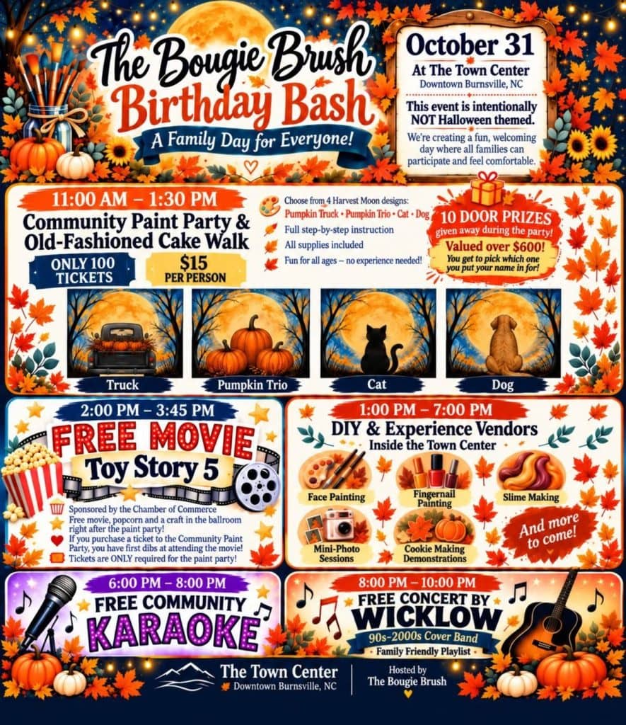 Wtwoe Bougie Brush Birthday Bash 10/31 | WKYK