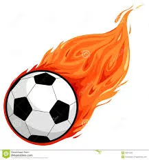 soccerballgoingfastonfire