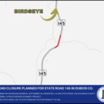 Road closure planned for State Road 145 in Dubois County