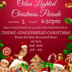 Odon Lighted Christmas Parade Set for December 2