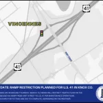 UPDATE: Ramp restriction planned for U.S. 41 in Knox County