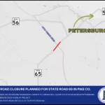 Road closure planned for State Road 65 in Pike County