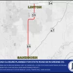 Road closure planned for State Road 59 in Greene County