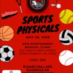 Daviess Community Hospital Offering $20 Sports Physicals for Student-Athletes in Montgomery