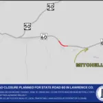 Road closure planned for State Road 60 in Lawrence County