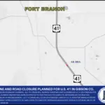 Lane restrictions and closure planned for U.S. 41 in Gibson County