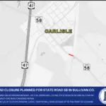 Road closure planned for State Road 58 in Sullivan County