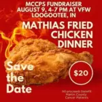 Mathias Chicken Dinner Fundraiser Returns August 9