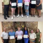 Eight Students Receive Courter Family Scholarship for Second-Year College Studies