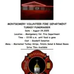 Montgomery Fire Department Hosting Annual Turkey Dinner Fundraiser Aug. 24