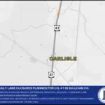 Daily lane closures planned for U.S. 41 in Sullivan County