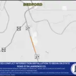 Lane Closures Coming to SR 37 for Intersection Project