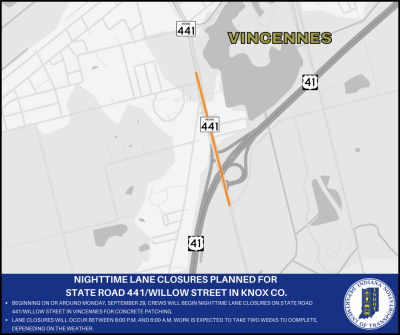 Nighttime lane closures planned for State Road 441/Willow Street in ...