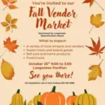 Loogootee Fall Vendor Market Set for October 25