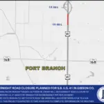 Overnight road closure planned for southbound U.S. 41 in Gibson County