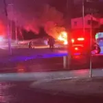 Vehicle Fire Quickly Contained on West National Highway