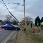 Crash Knocks Down Utility Pole on State Road 257