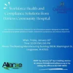 Martin County Alliance to Host Workforce Health Lunch and Learn in Loogootee