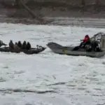 Conservation Officers Rescue Five Hunters After Boat Freezes in White River Near Haysville
