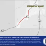 Road closure planned for State Road 56 in Orange County