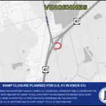 Ramp Closure Planned on U.S. 41 in Vincennes