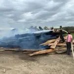 Crews Respond to Sawmill Fire in Madison Township