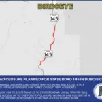 SR 145 Near Birdseye to Close for Culvert Replacement Project