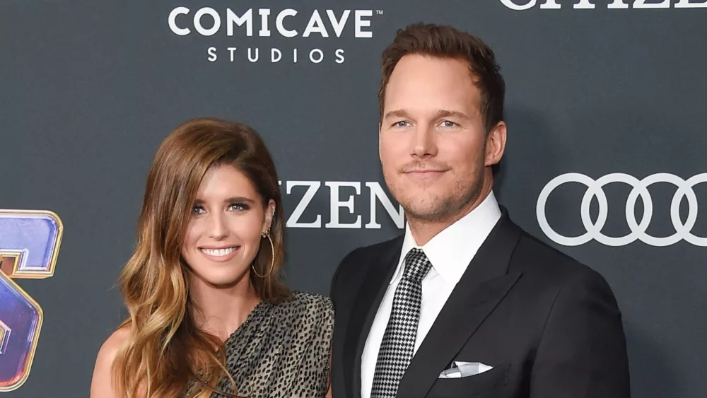 Katherine Schwarzenegger and Chris Pratt arrives for the "Avengers: End Game" LOs Angeles Premiere on April 22^ 2019 in Los Angeles^ CA. LOS ANGELES - APR 22