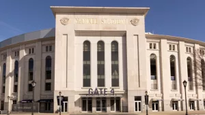 Yankee stadium New York wide angle view - NEW YORK CITY^ UNITED STATES OF AMERICA - FEBRUARY 14^ 2023