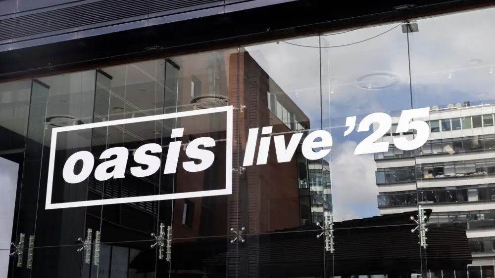 Oasis band live 25 merchandise shop opens in Manchester ahead of the bands reunion gigs Manchester^ UK - 26 June 2025