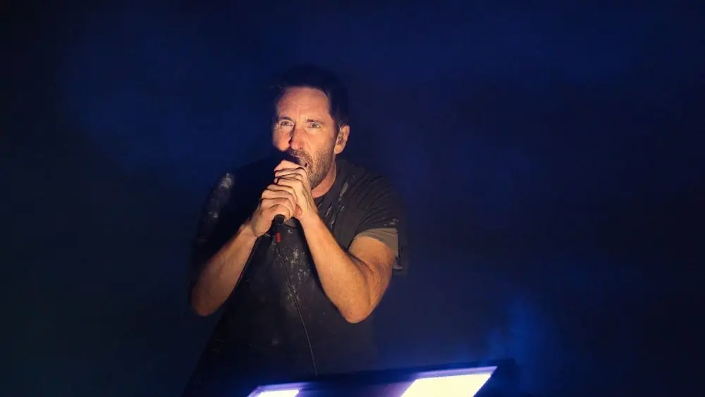 Nine Inch Nails performs at the Aftershock music festival. Sacramento^ California USA - 10-21-2017