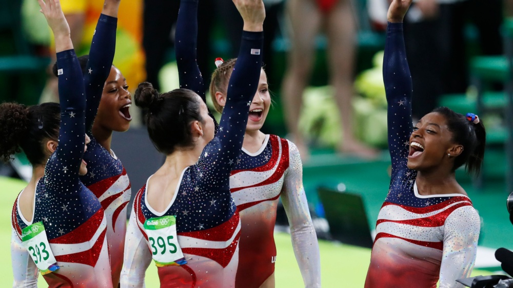 Simone Biles and Team USA wins Gold at Olympics Gymnastics Team Final ...