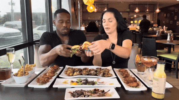 Caught on camera: Food reviewers dive for cover as vehicle explodes through restaurant