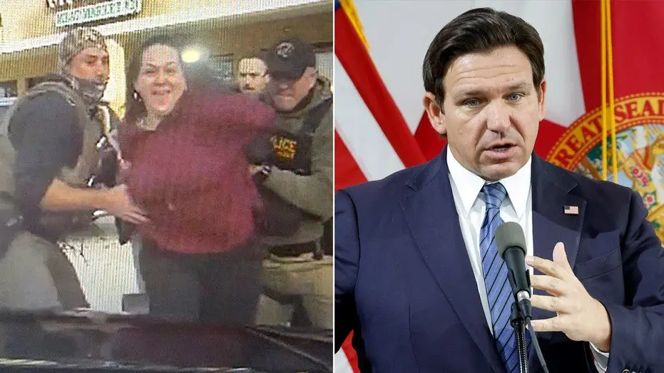Smiling anti-ICE agitator accused of punching Florida trooper as DeSantis asserts, ‘This is not Minneapolis’