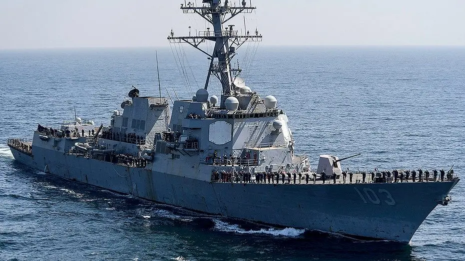 US Navy destroyer, supply ship collide in Caribbean, injuring 2 sailors
