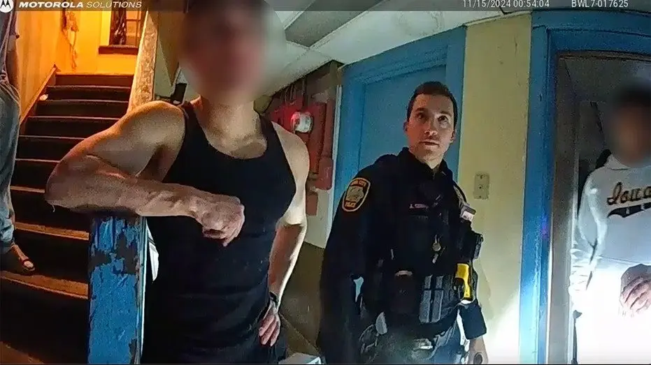 Viral bodycam video shows dozens of college students blindfolded in basement over alleged hazing incident
