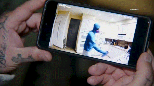 Video appears to show gas mask-wearing roommate allegedly spraying poison on couple’s food