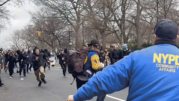 New video shows terror suspect tackled after allegedly throwing bomb at NYC protest outside mayor’s residence