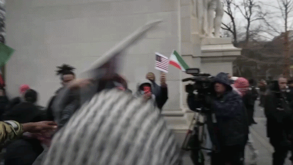 Bloody NYC Khamenei vigil reveals anti-US protest network linked to Iran