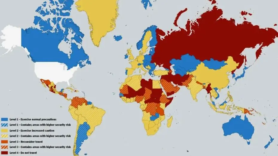 State Department reveals world’s most dangerous countries for Americans