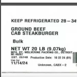 USDA: 160,000 pounds of ground beef recalled due to E. coli risk