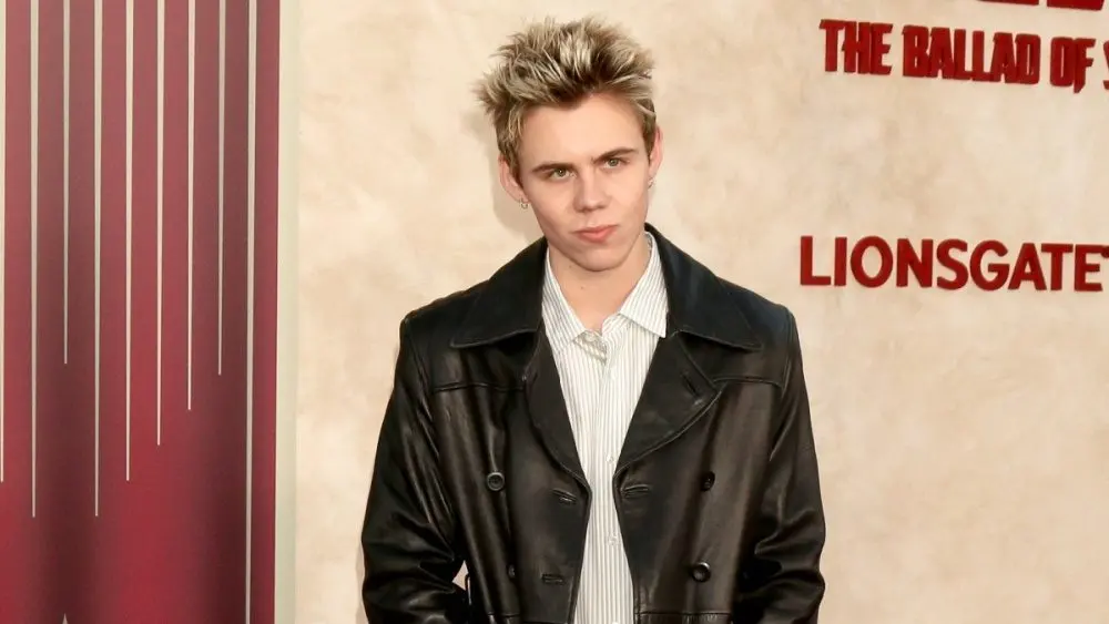 The Kid Laroi at the The Hunger Games - The Ballad Of Songbirds Snakes LA Premiere at the TCL Chinese Theater IMAX on November 13^ 2023 in Los Angeles^ CA