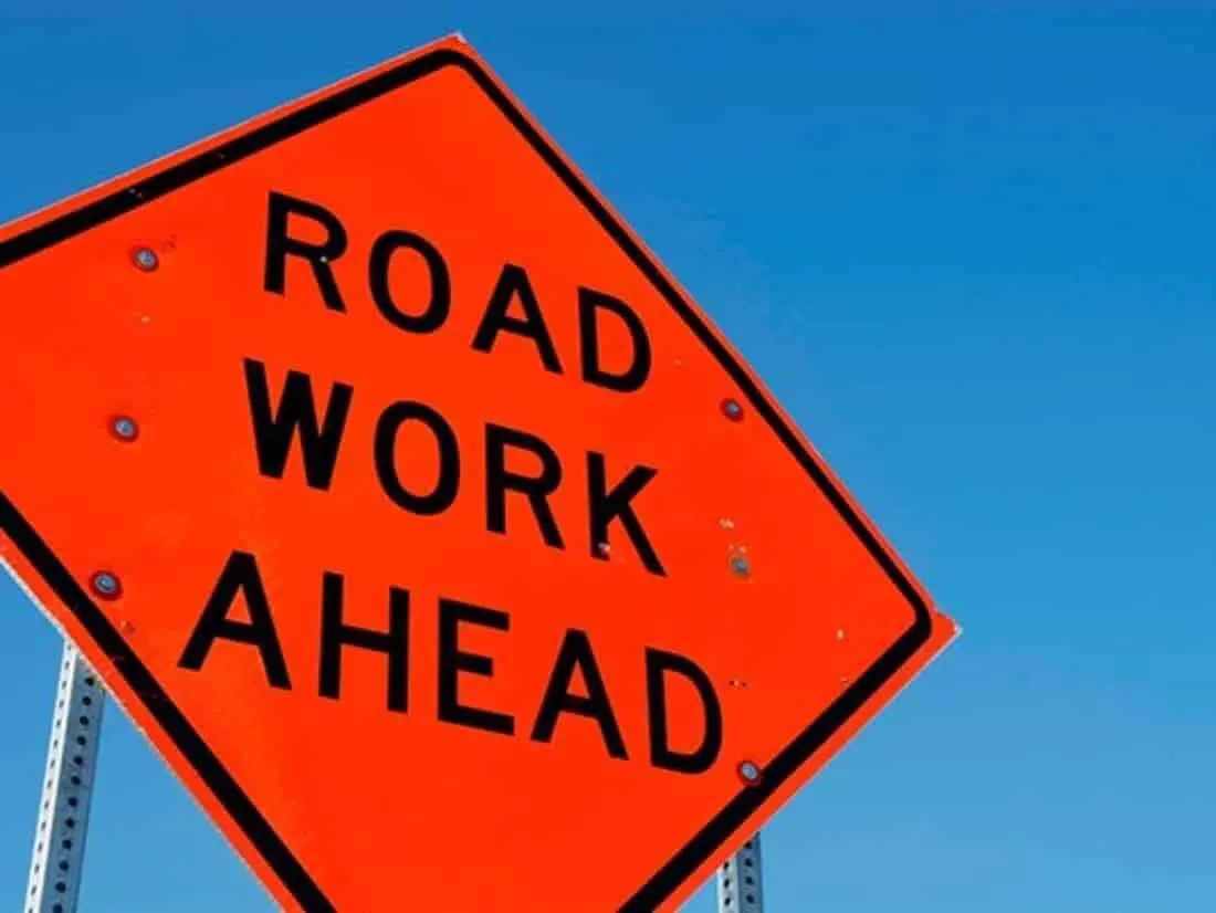 road-work-ahead