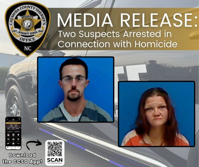Two suspects arrested in connection with Catawba County murder | Go ...
