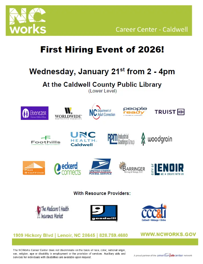 ncworks-caldwell-hiring-event-january-2026