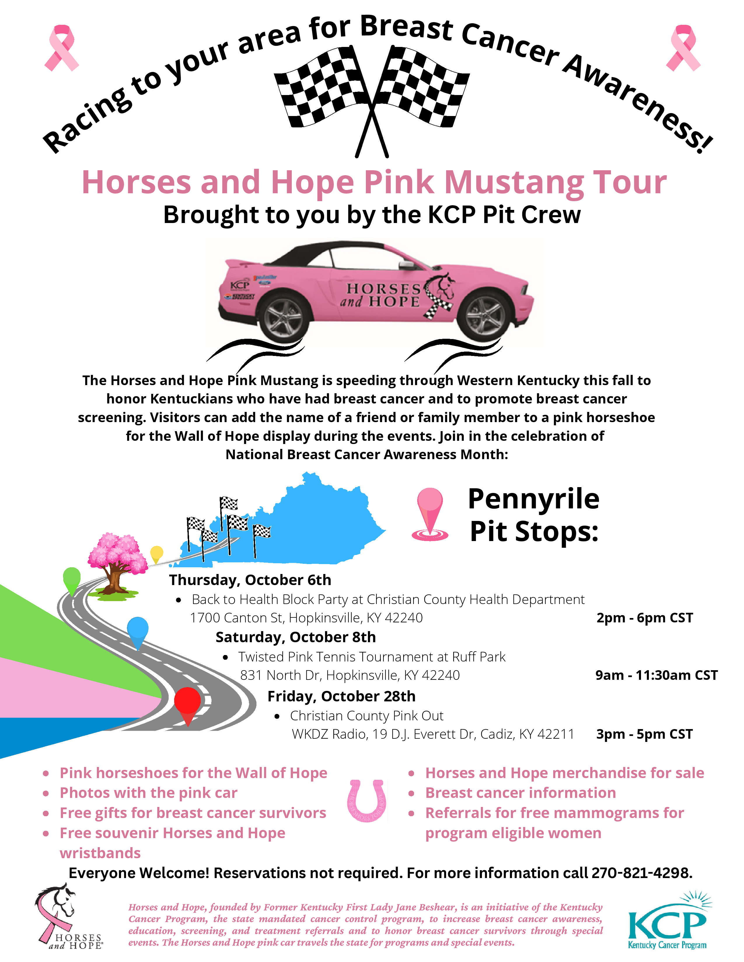 horses-hope-pink-car-tour-pennyrile