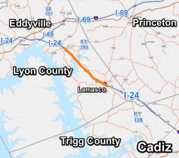 kytc-i-24-lyon-co-map