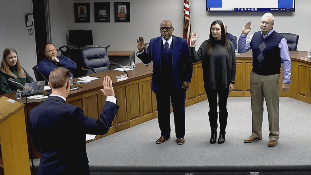 Christian County Public School Board Swearing In 2023